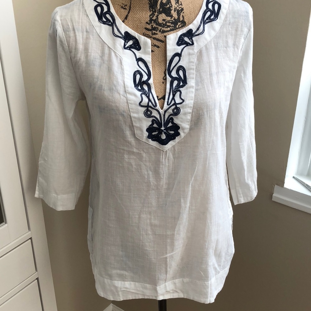 Banana Republic linen tunic